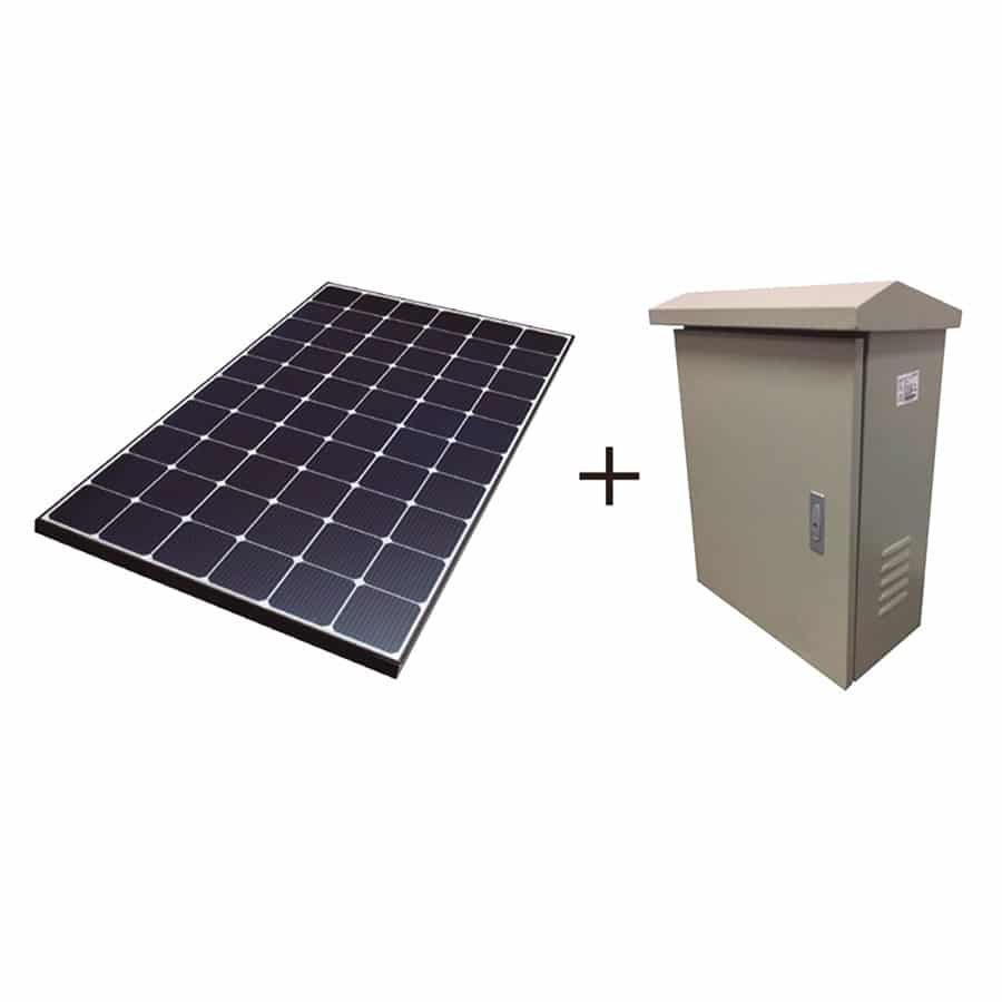 Panel Solar con Regulador y Tarjeta Electrónica KIT SOLAR