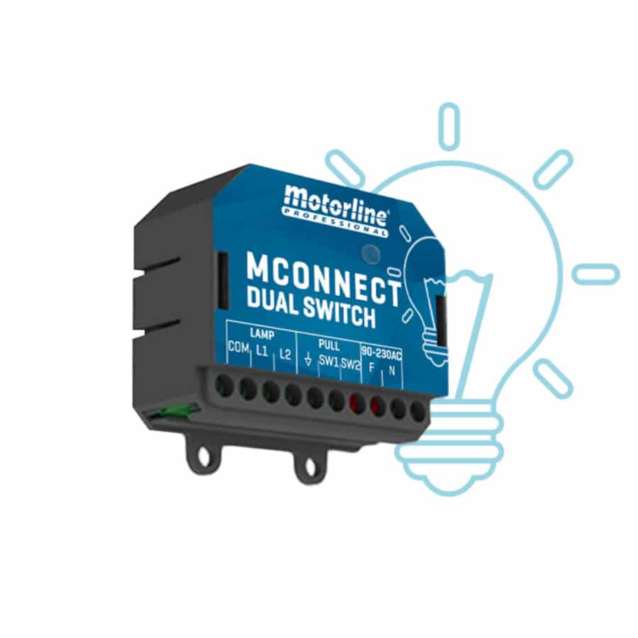 Mconnect Dual Switch Control de Iluminación a Distancia